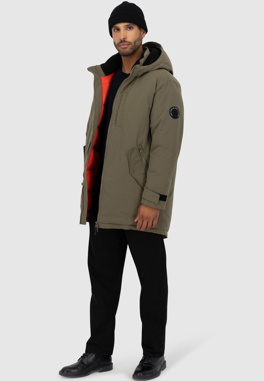 

Зимнее пальто alife & kickin, серый