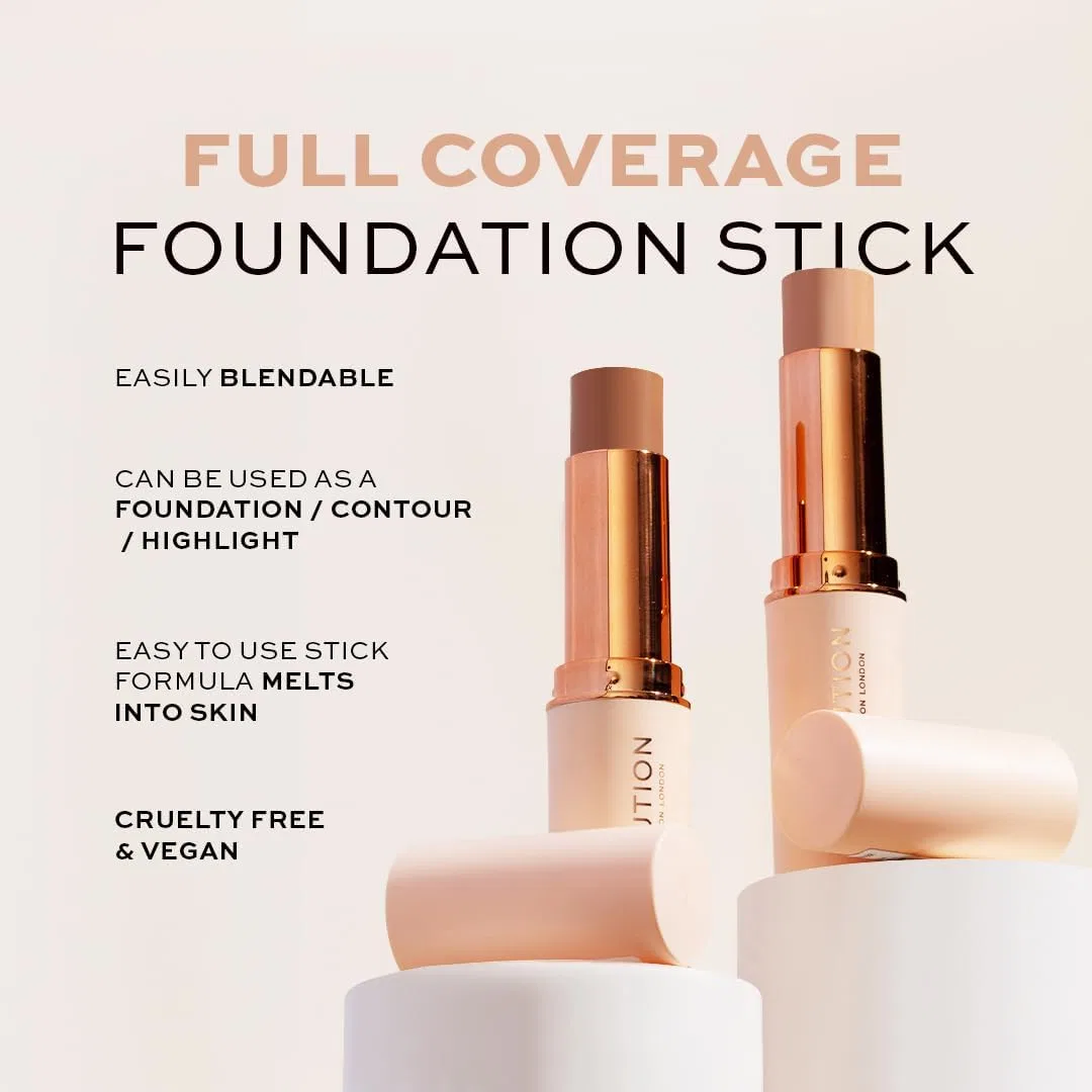 Тональный стик Makeup Revolution Fast Base F2, бежевый, 0.2 унции — фото 2