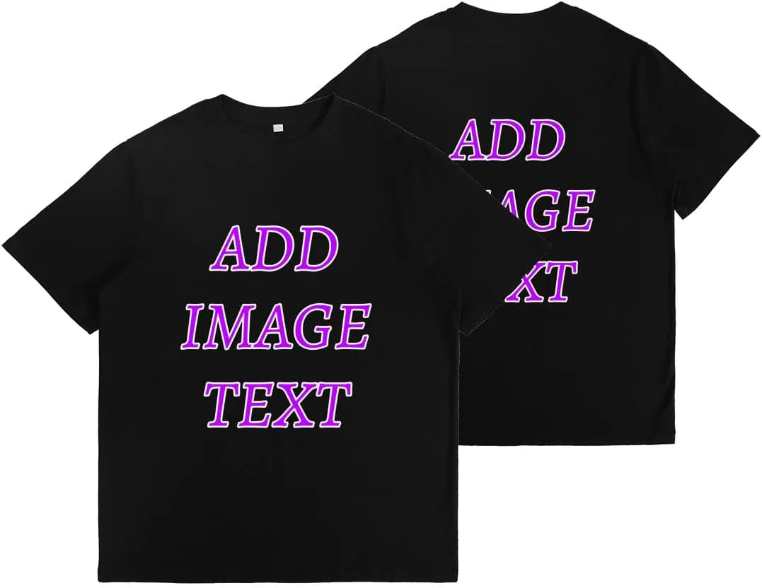 Футболка Custom T Shirts, Unisex, Cotton, Short Sleeve