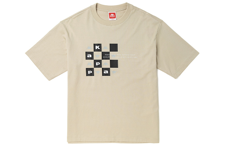 

Футболка унисекс с шахматной доской Kappa, Black-990