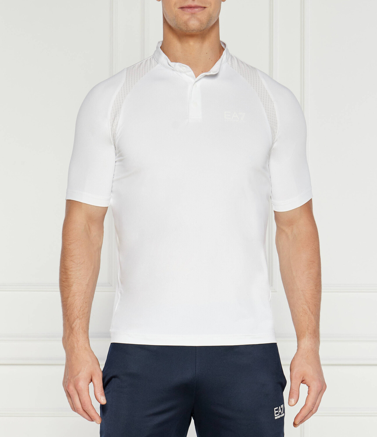

Поло EA7 Regular Fit, белый