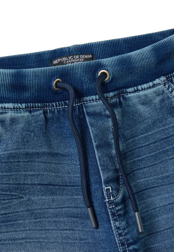 Джинсы свободного кроя для бега Ovs, Dark Blue — фото 3