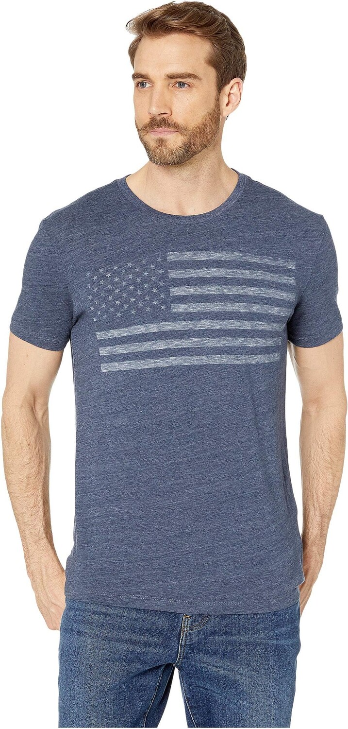 

Футболка с рисунком флага США Lucky Brand, цвет American Navy