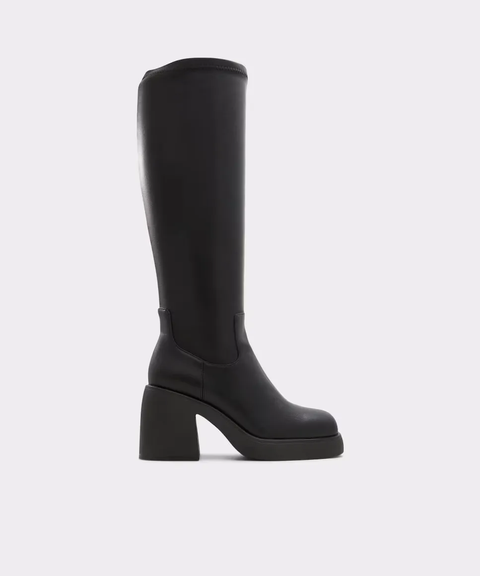 

Женские ботинки черного цвета с квадратным носком Aldo, черный