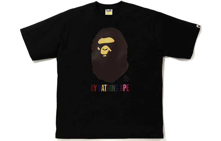 

Футболка свободного кроя BAPE Colors By Bathing Ape A Bathing Ape, розовый