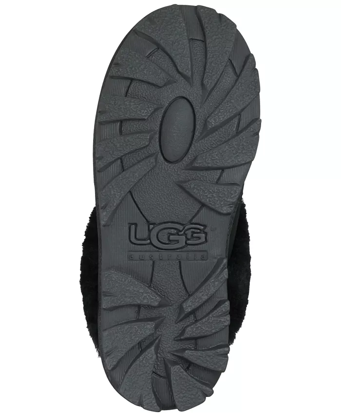 Женские ковровые тапочки Coquette Slip On Slide Ugg, черный — фото 4