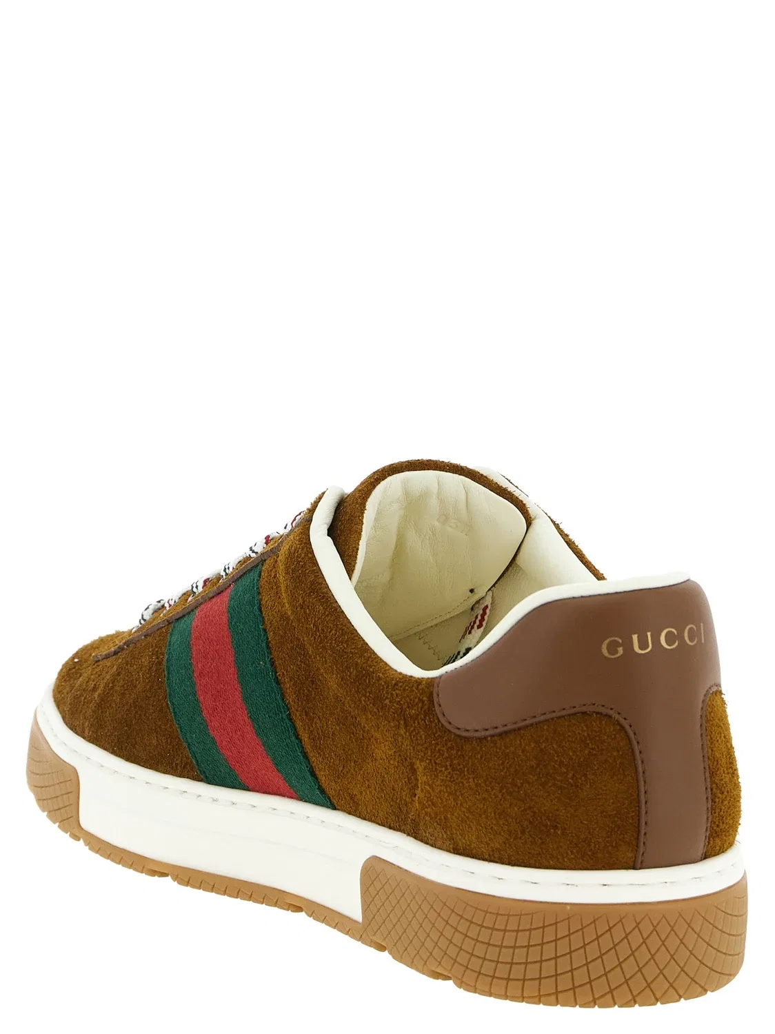 Кроссовки GUCCI Ace, коричневый — фото 3