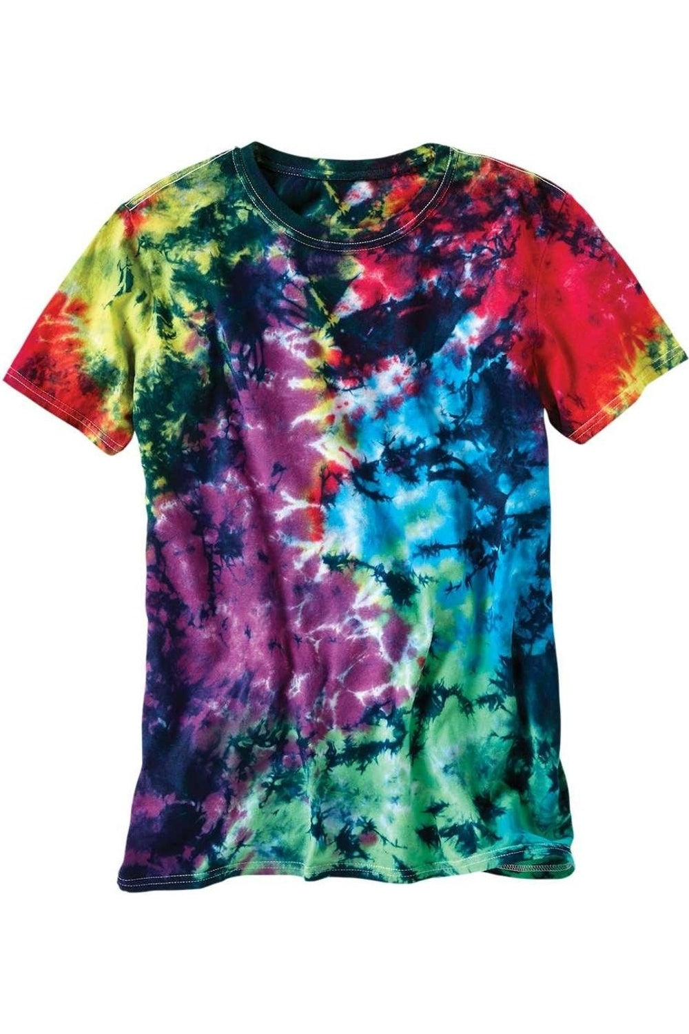 

Футболка Dyenomite LaMer Over-Dyed Crinkle Tie-Dyed, цвет caspian