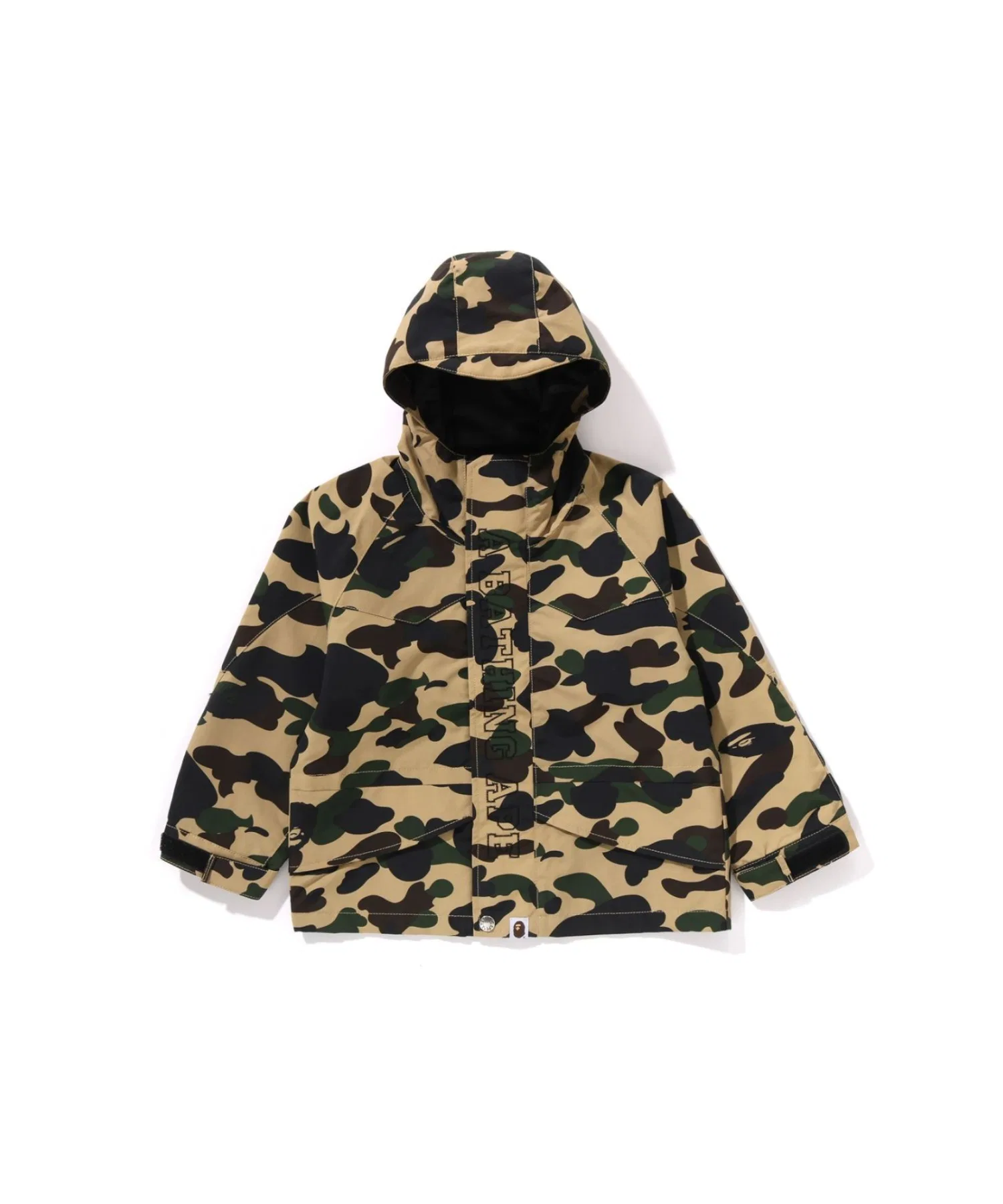Сноубордическая куртка 1ST CAMO SHORT A BATHING APE, жёлтая