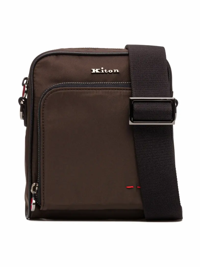 

Текстильная сумка-мессенджер Kiton, коричневый