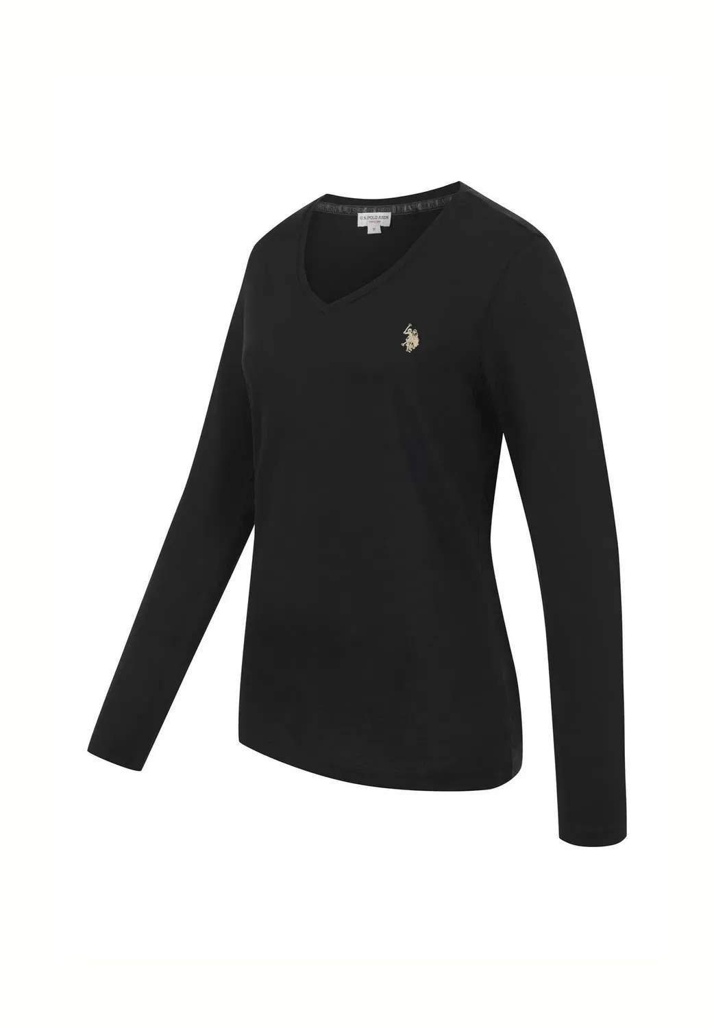 Usmarlaa_ - топ с длинными рукавами U.S. Polo Assn., Schwarz — фото 3