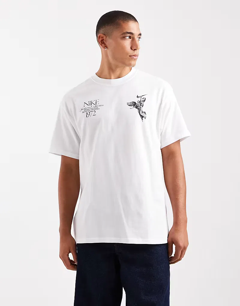 Футболка с графикой на спине Victory Nike, белый — фото 3