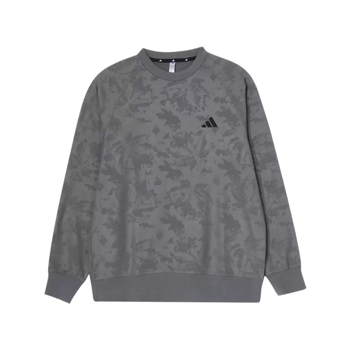 Мужской свитшот серый с круглым вырезом Adidas