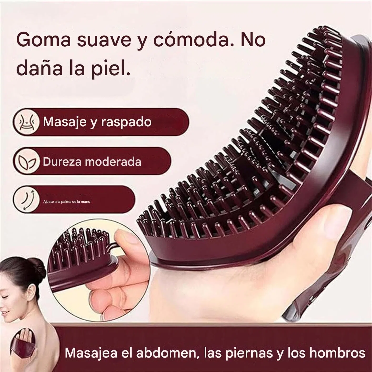 Массажная щетка для тела Duroecsain Meridian brush, 75 г — фото 4