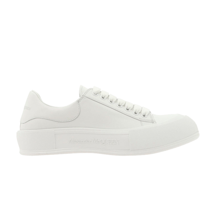 

Кроссовки Alexander McQueen Deck Plimsoll 'Optic White', белый