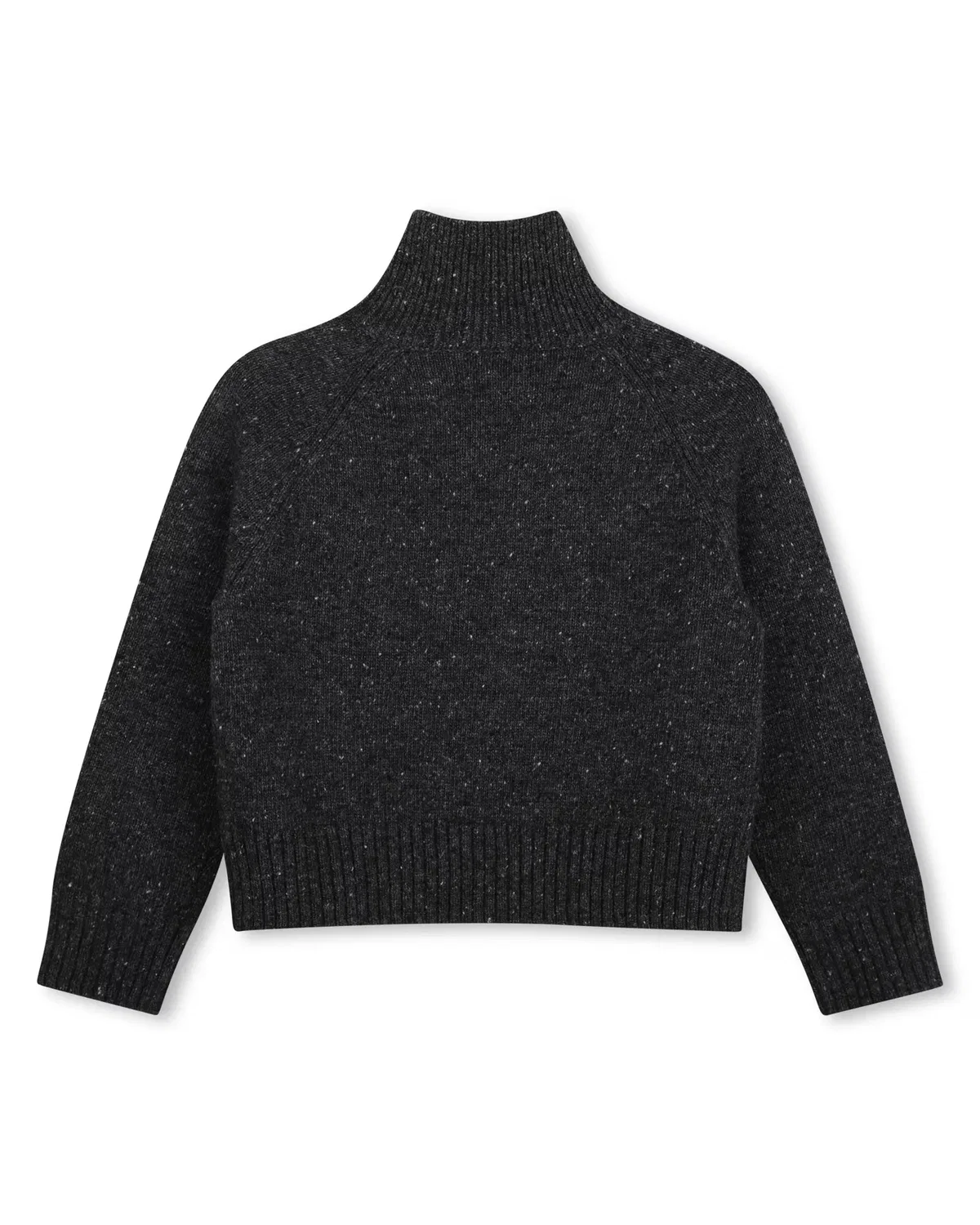 Детский джемпер для девочек с высоким воротником Zadig & Voltaire, Gris Oscuro — фото 3