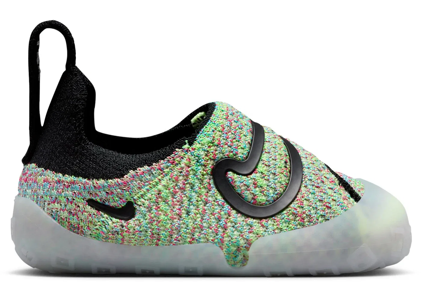 Детские кроссовки с принтом Nike Swoosh 1 Nike, Green Strike/Baltic Blue/Rush Pink/Black