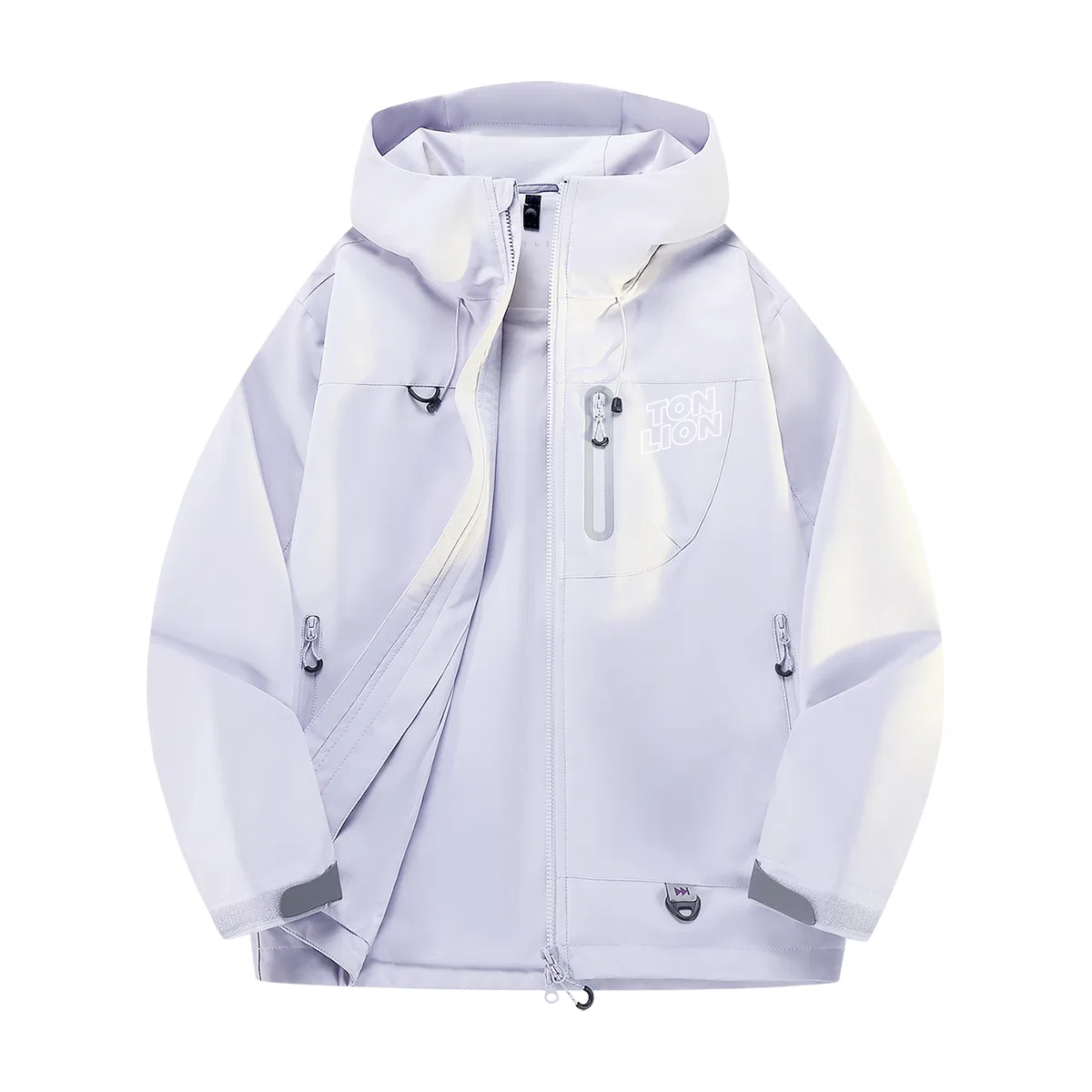Детская куртка-худи горная с капюшоном Tonlion, Heather Navy