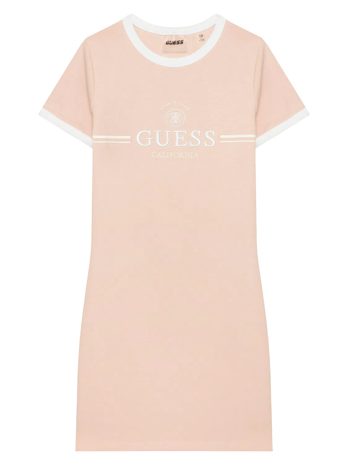 Платье приталенного силуэта на каждый день для девочки Guess, розовый