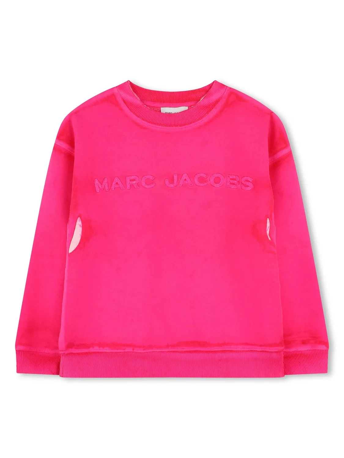 Свитшот с округлым вырезом Marc Jacobs, розовый