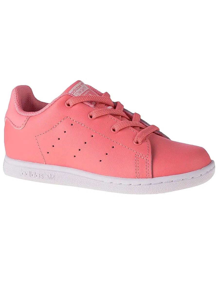 Кроссовки ADIDAS ORIGINALS 'adidas Stan Smith EL K' розового цвета