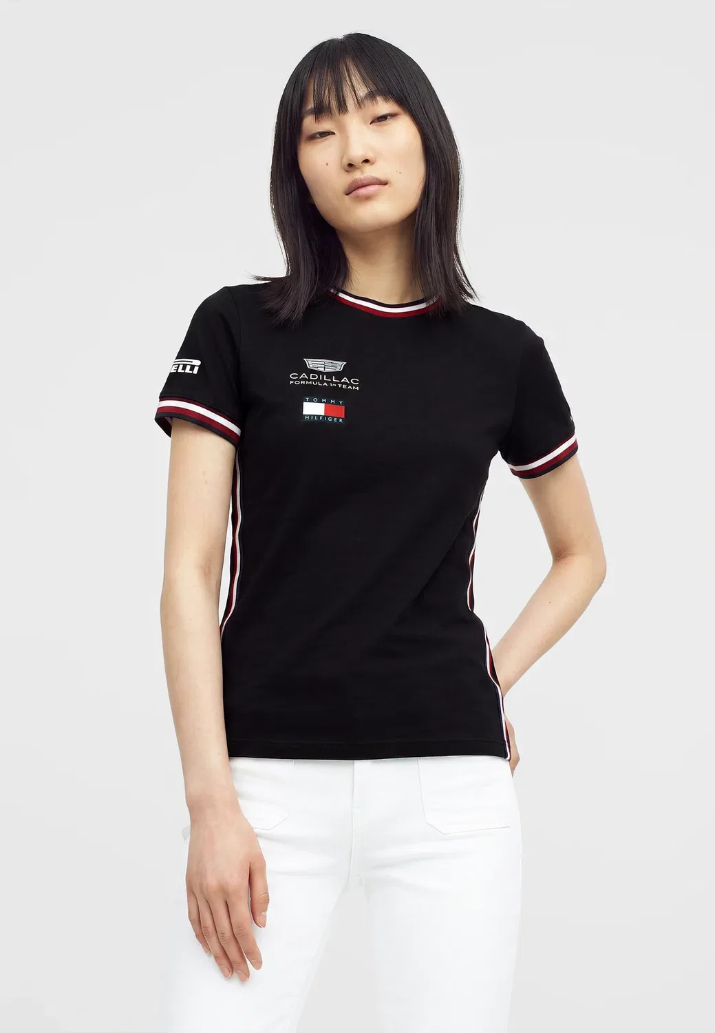 Футболка-Реплика Cadillac x F1 - футболка с принтом Tommy Hilfiger, Black — фото 4