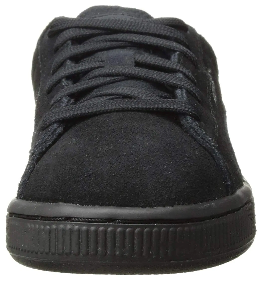 Детские кроссовки для мальчиков с замшей PUMA Suede Classic Kids, Black PUMA Silver — фото 2