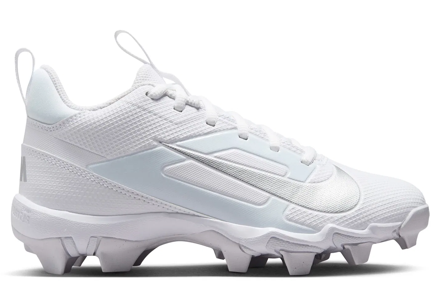 Детские бутсы Nike Alpha Menace 4 Shark, White/Metallic Silver