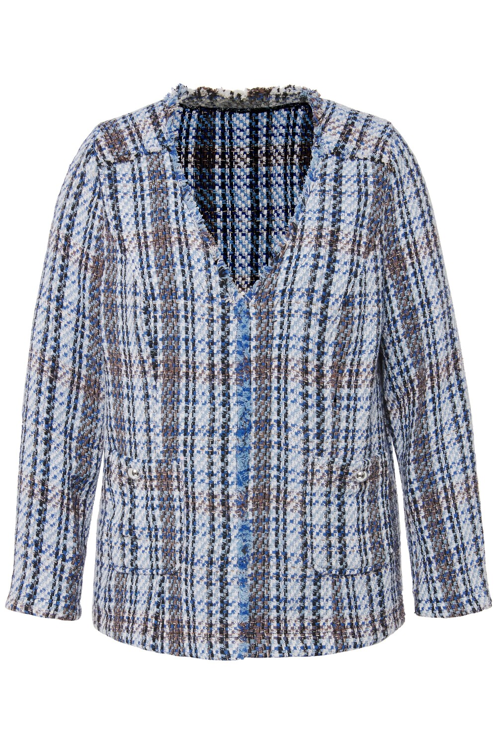 

Толстовка Ulla Popken Kurzjacke, цвет stahlblau