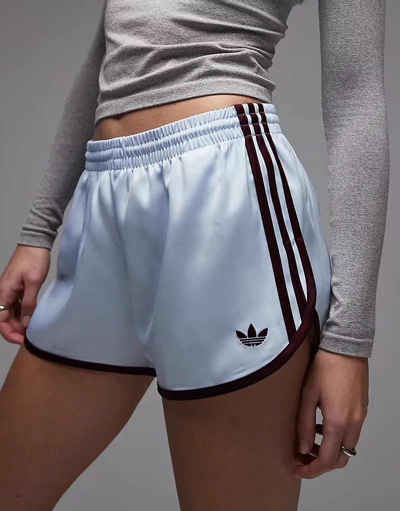 Спринтерские шорты Adidas Originals синего и, бордовый — фото 4