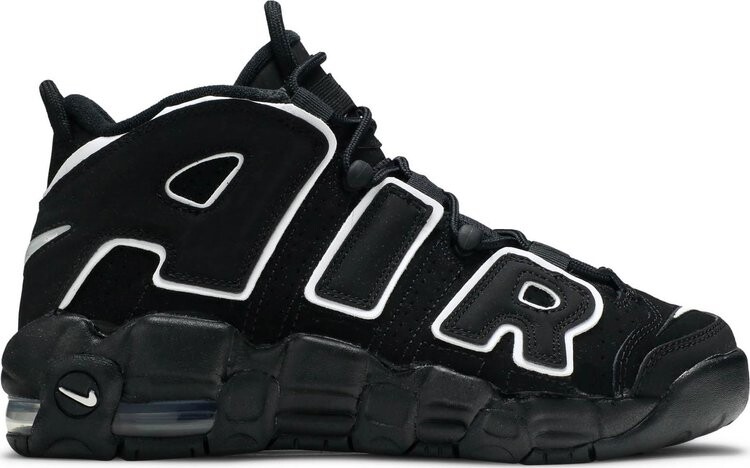 

Кроссовки Nike Air More Uptempo GS 'Black' 2016, черный