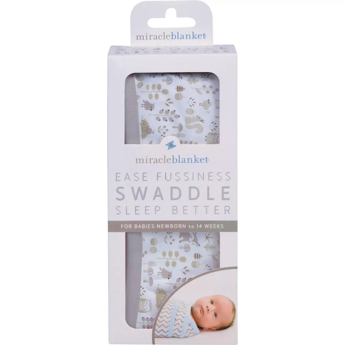 Детский комплект пеленания и боди с принтом Miracle Blanket INFANT BASICS/FURNITURE, Foxes — фото 3
