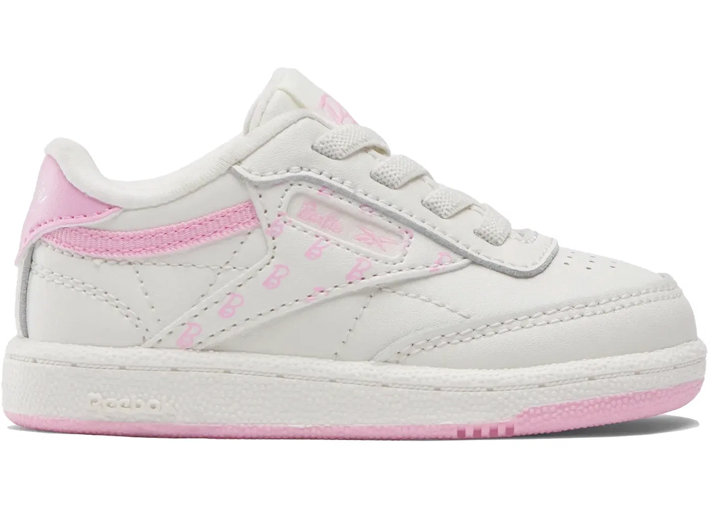 Детские кеды Lifestyle Reebok Club C, Chalk/Chalk/Astro Rose