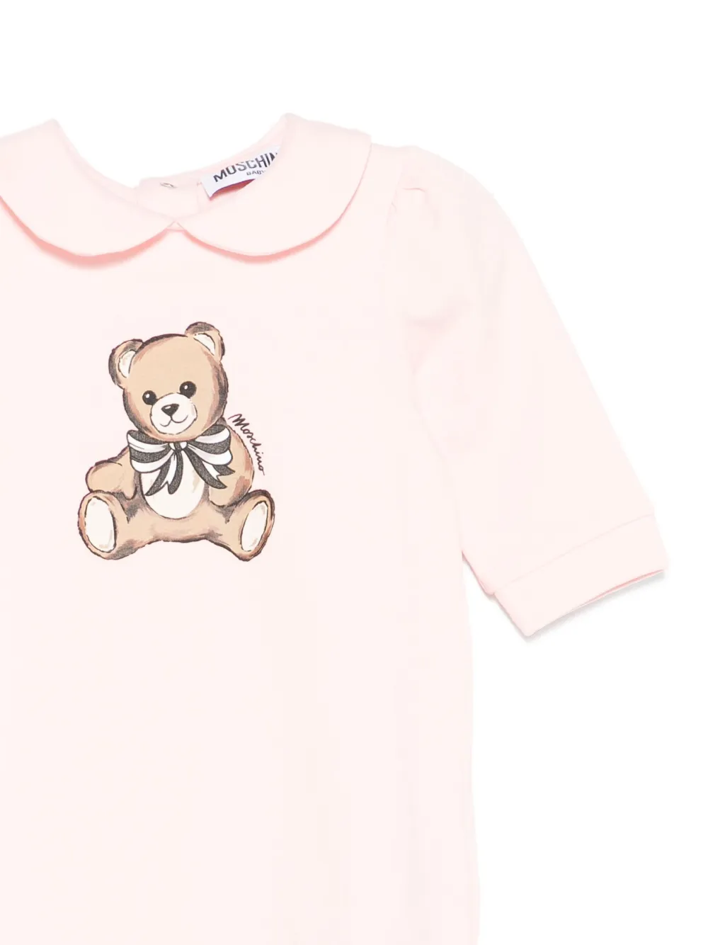Пижама с принтом Moschino Kids, розовый — фото 3