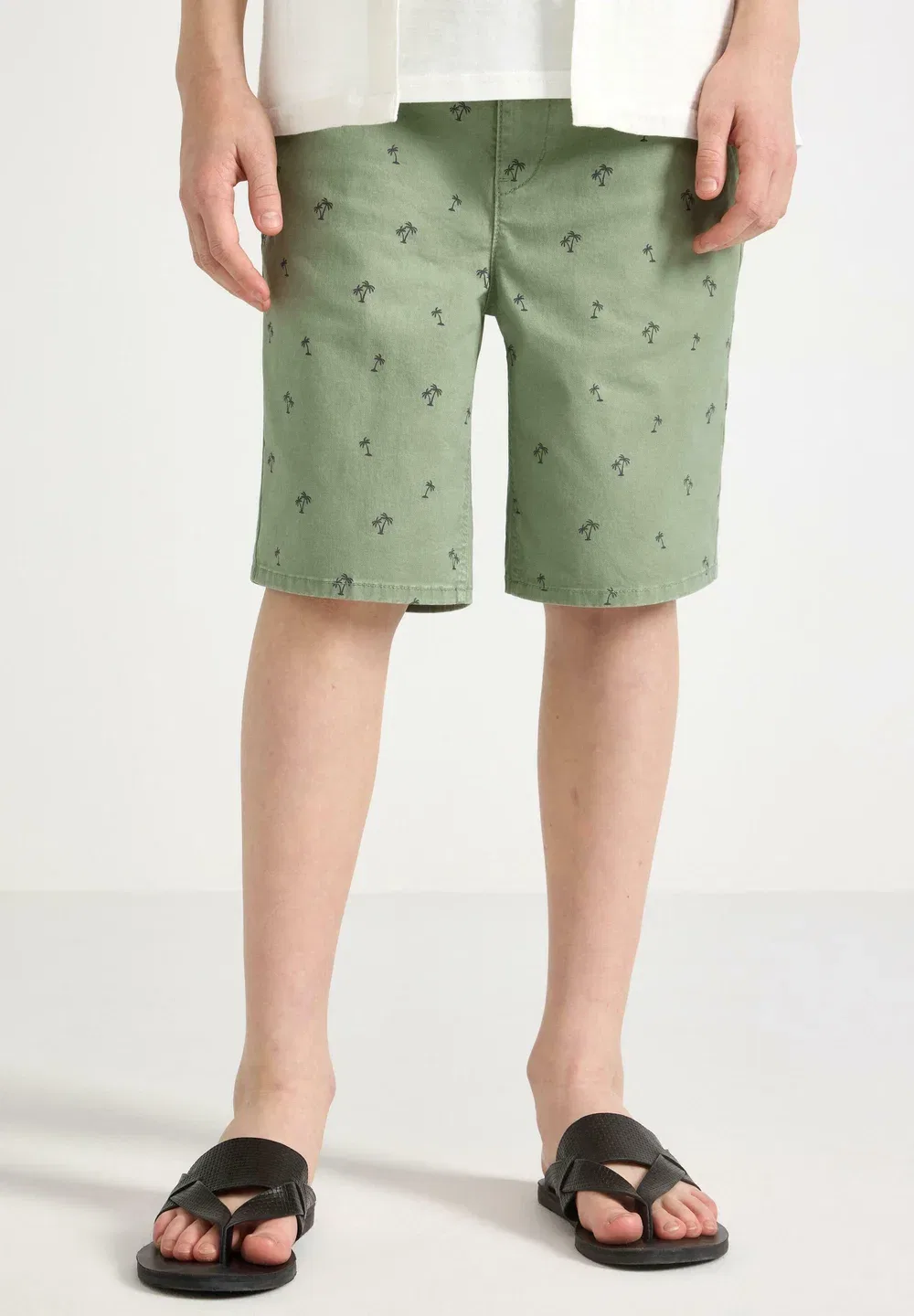 Шорты - шорты Lindex, Light Khaki — фото 2