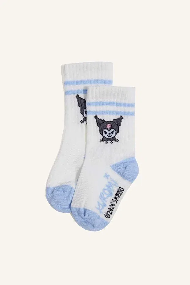 Детские носки с длинным голенищем с принтом Hello Kitty Defacto, Multicolor Kr1 — фото 2