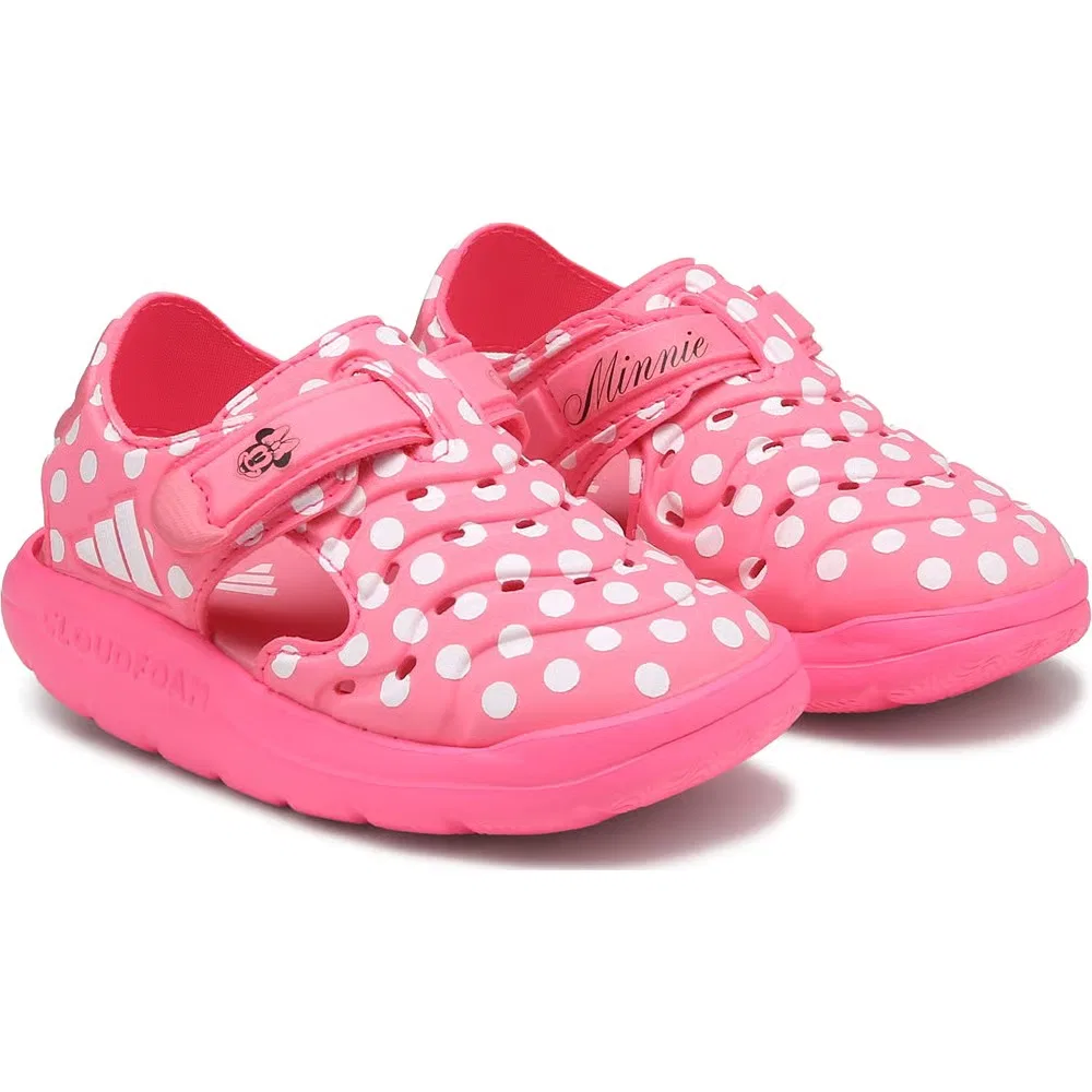 Детские сандалии для воды Minnie Mouse для малышей Adidas, Light Pink Minnie