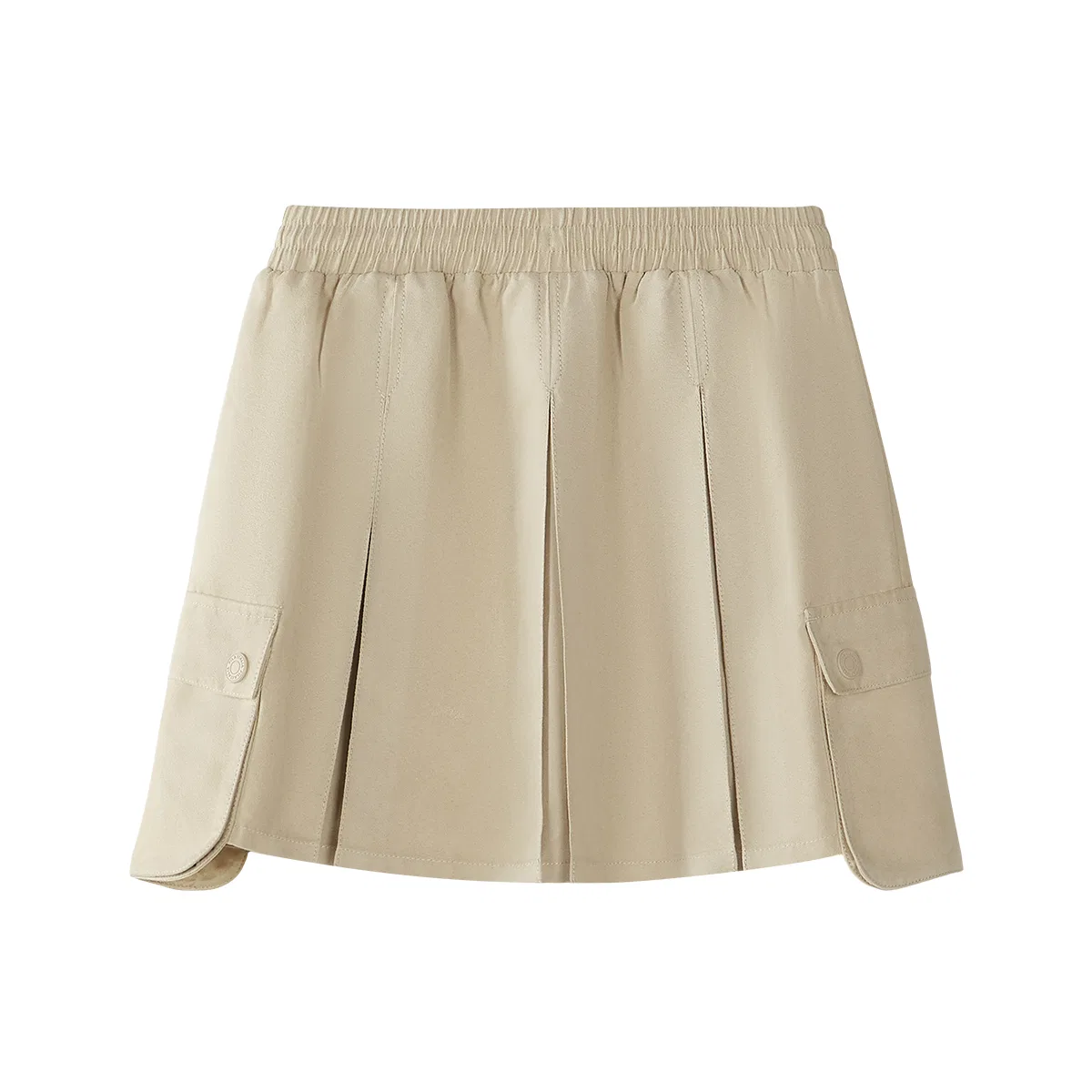 Детская юбка в стиле кэжуал с принтом FILA KIDS, Light Mango Khaki — фото 3