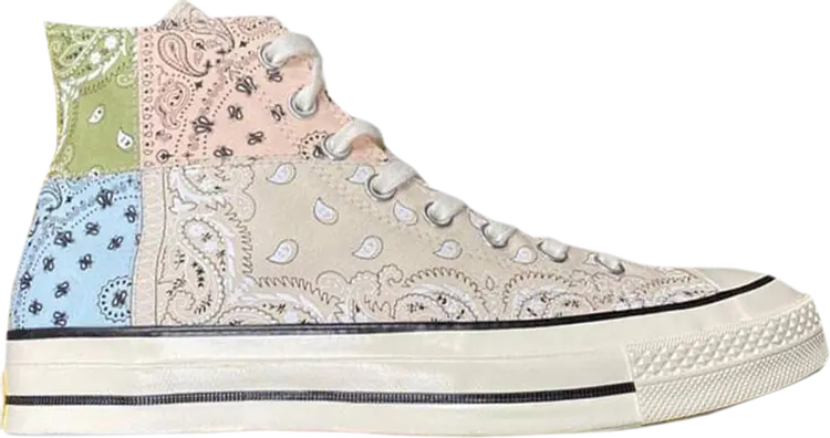 

Кроссовки Converse Offspring x Chuck 70 High Paisley - Natural Ivory, коричневый