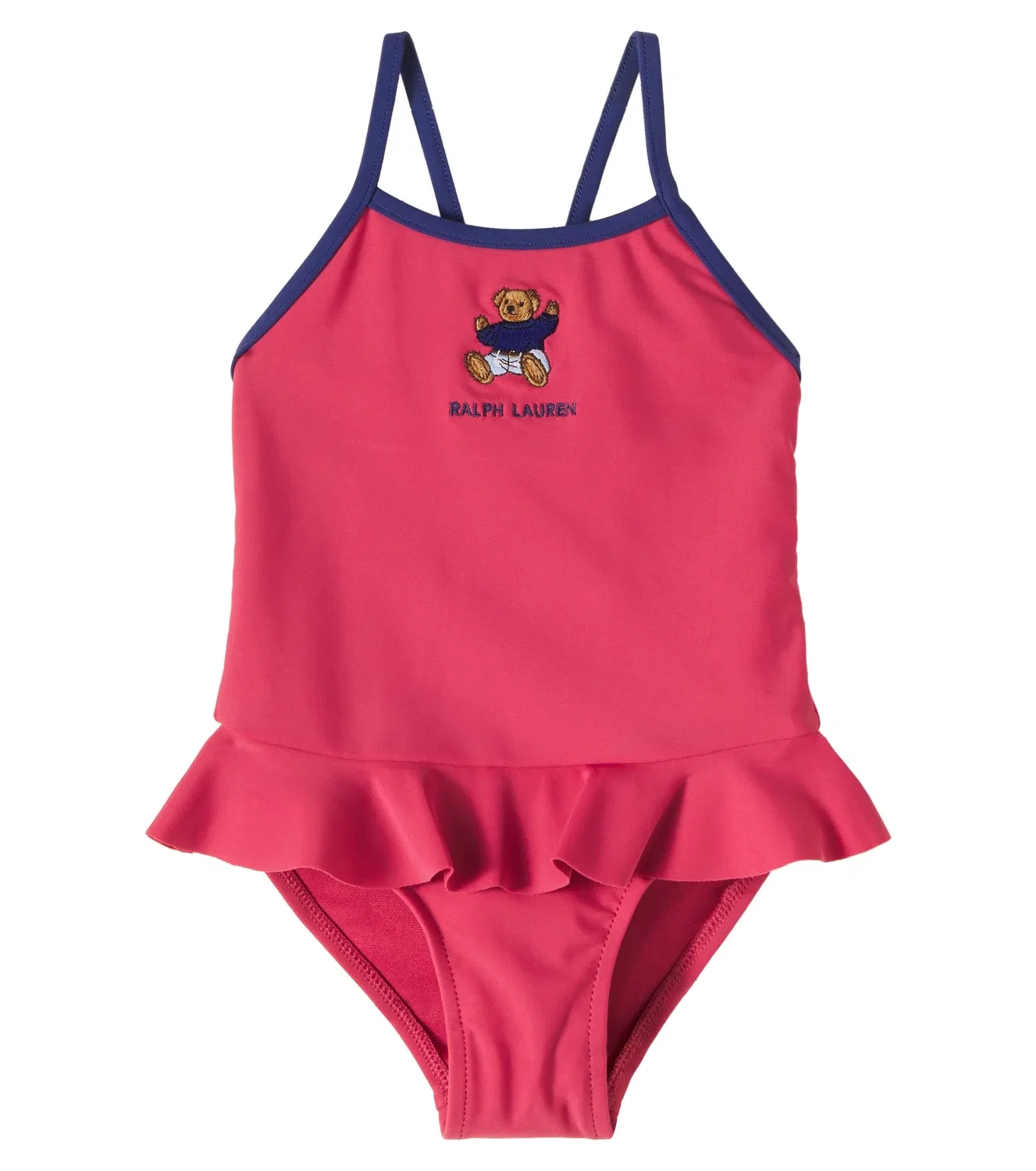 Раздельный купальник с вышивкой Polo Ralph Lauren Kids, красный