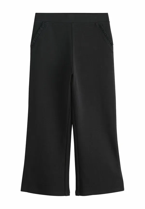 Брюки из хлопка с эластаном Trousers Next, черный — фото 3