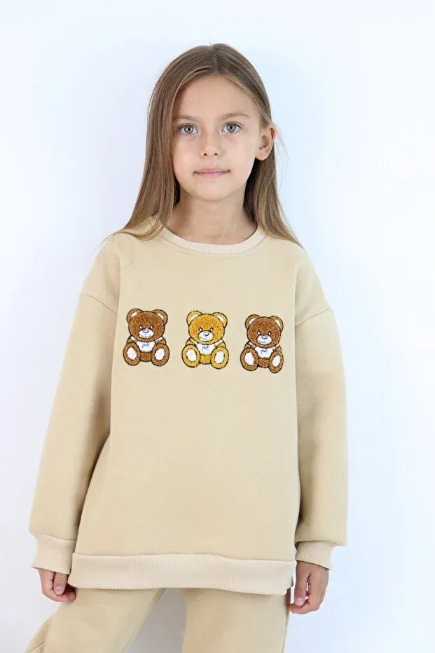 Детский комплект для мальчика с вышивкой Harika Kids, Ecru — фото 2