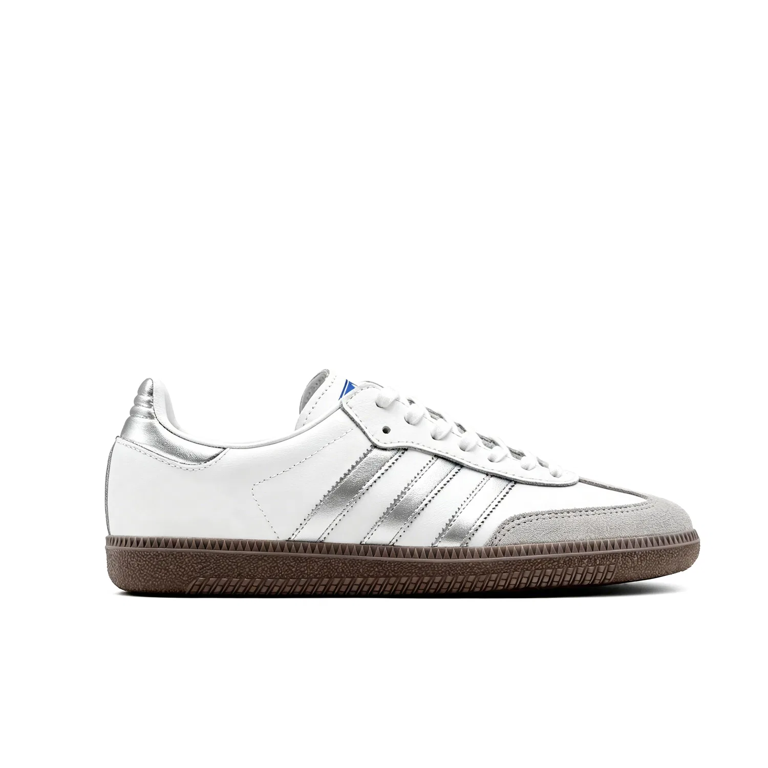 Кроссовки для скейтбординга Samba OG, Adidas Originals, Silver — фото 3