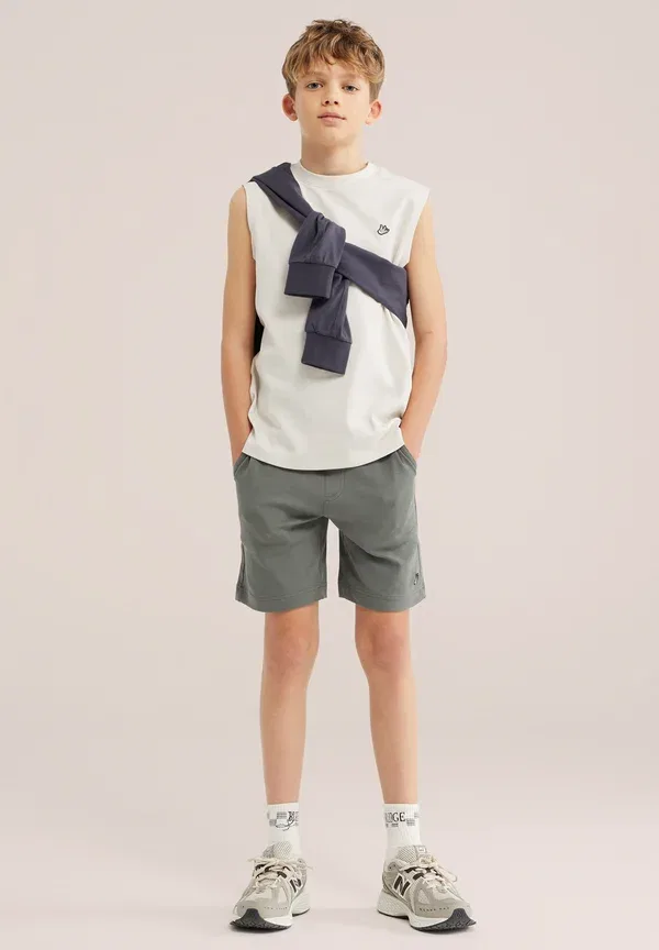 Топ из хлопка We Fashion beige, бежевый