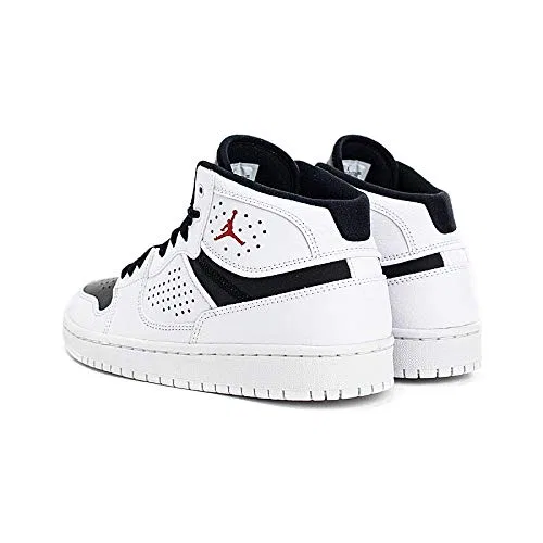 Детские кроссовки для мальчиков высокие Av7942-101 NIKE, White Gym Red Black — фото 2