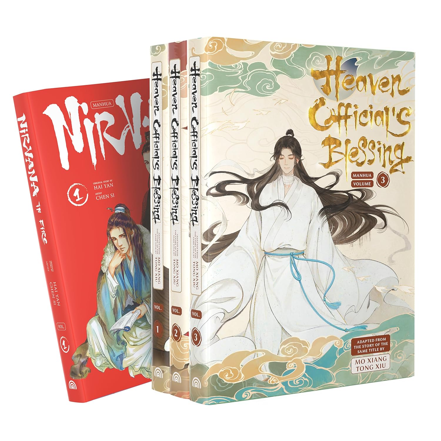 

SPECIAL OFFER | Heaven Official's Blessing Vols. 1+2+3 & Nirvana in Fire Vol. 1 (Aloha Comics LLC)