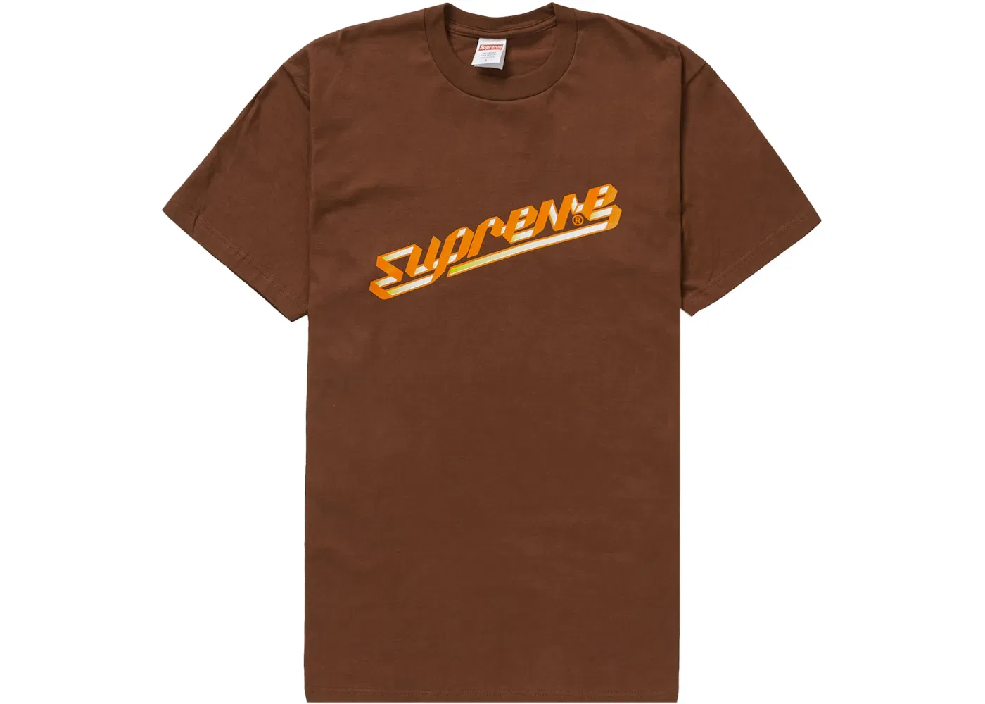 Мужская футболка Supreme Banner Tee (FW23), Brown
