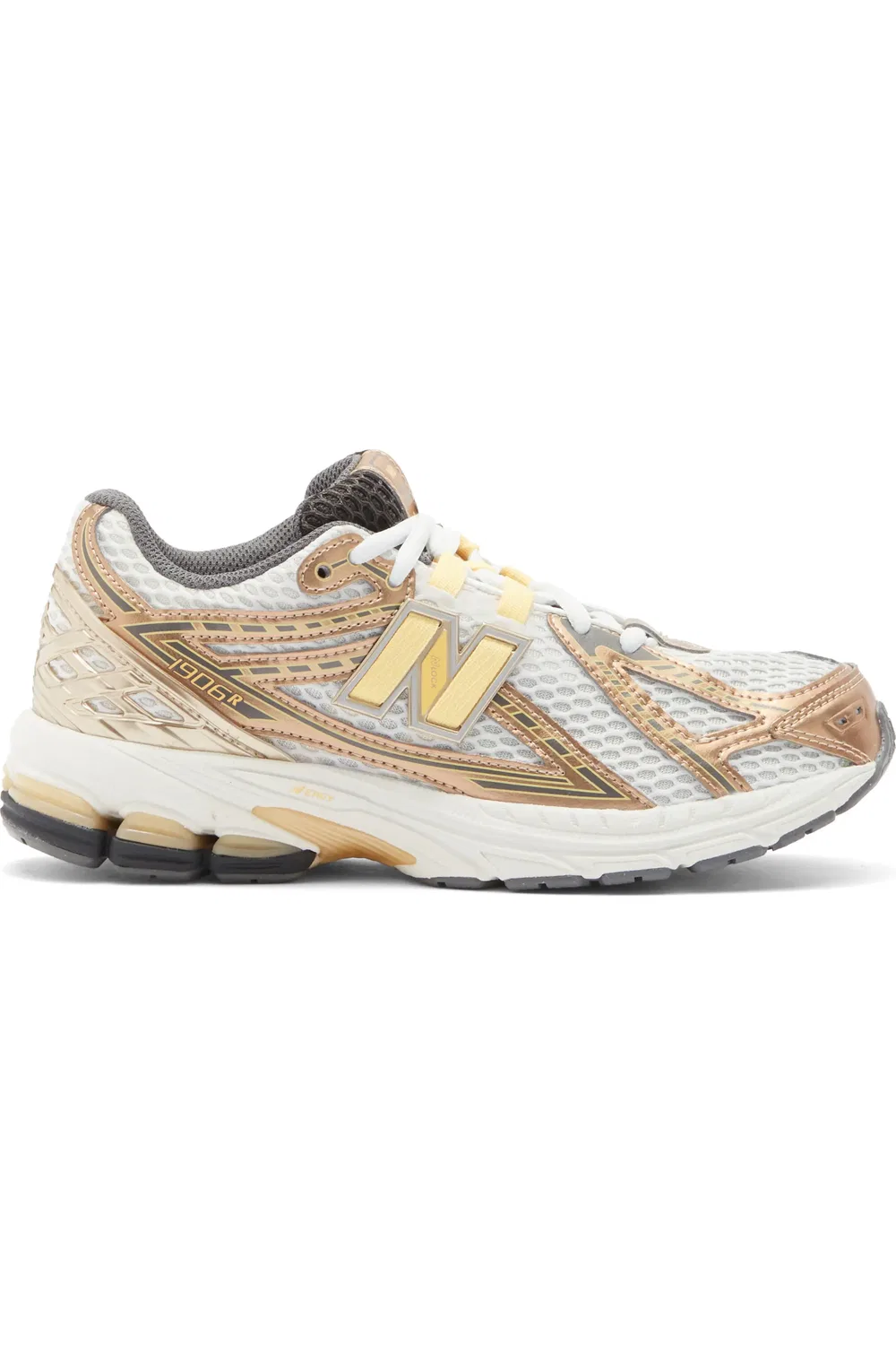 Детские кроссовки с амортизацией 1906R New Balance, Gold Metallic/White Peach — фото 3