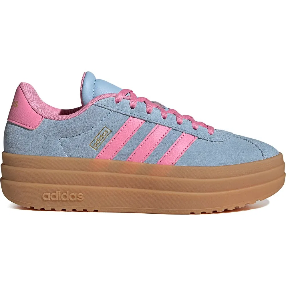Детские кроссовки VL Court Bold Adidas, Blue/Pink — фото 2