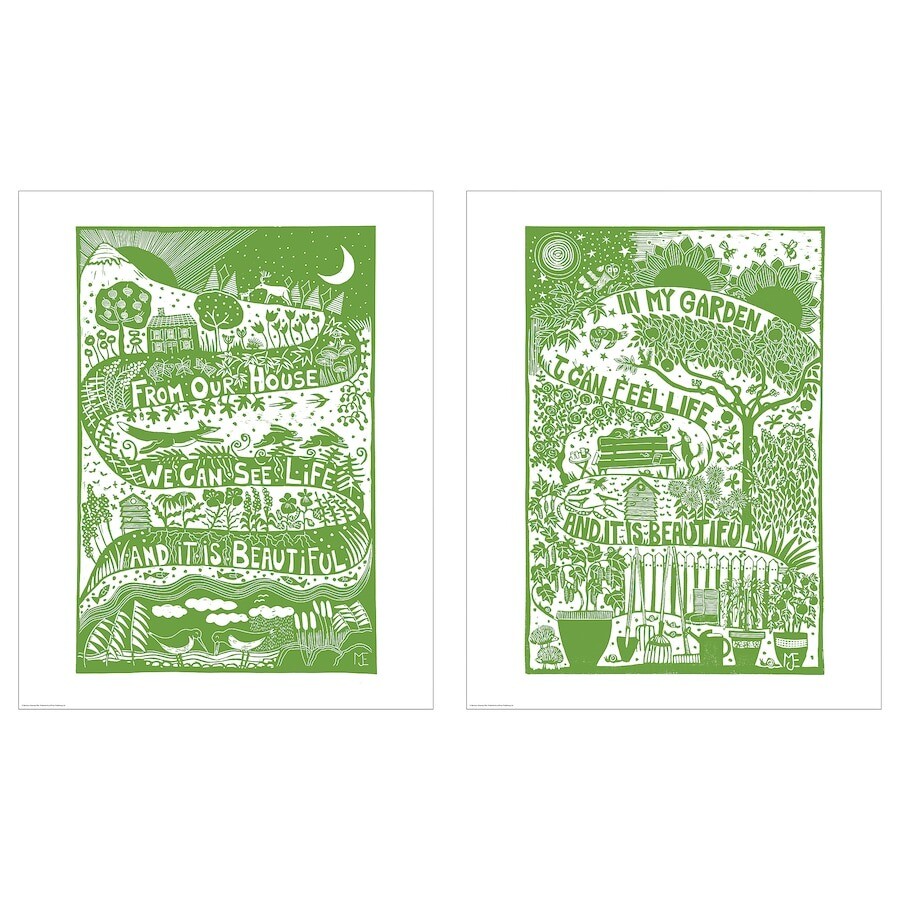 

Набор постеров Ikea Bild Life Is Beautiful, 40х50 см, 2 шт